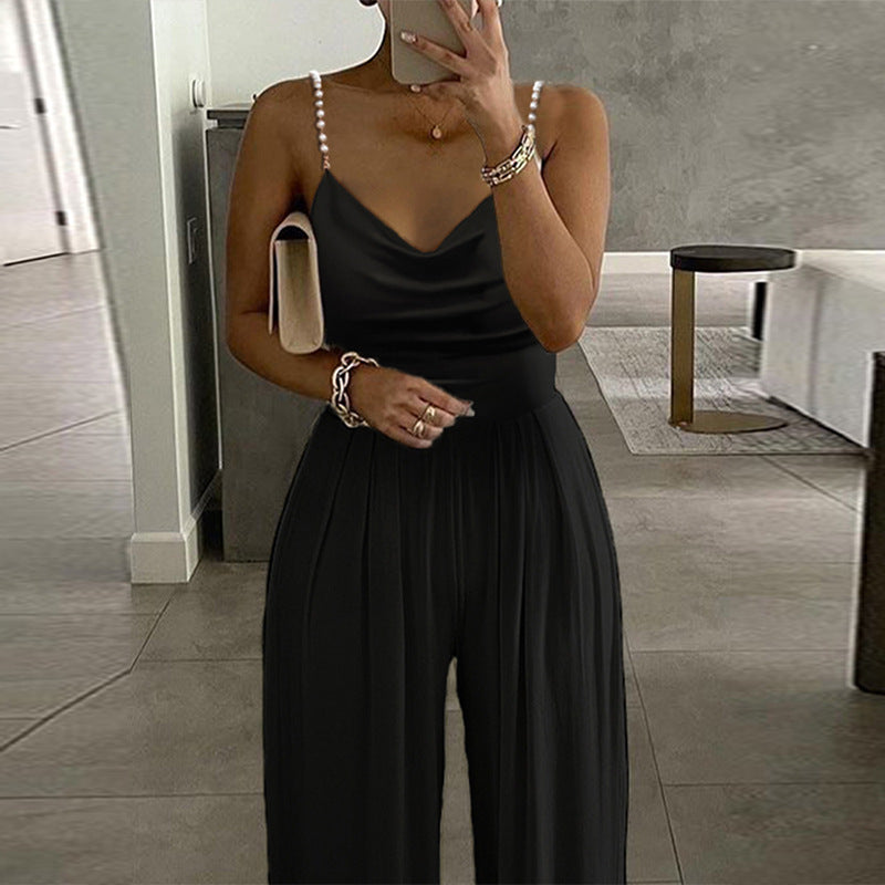 V-neck Jumpsuit