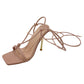 Lace Up Stiletto High Heels