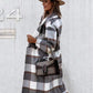 Checkered Wool Coat