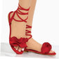 Flower Flat Sandals
