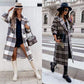 Checkered Wool Coat