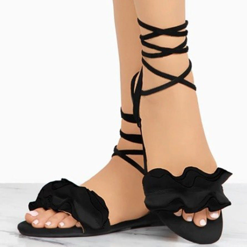 Flower Flat Sandals