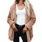 Plush Cardigan Long-sleeved Coat