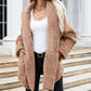 Plush Cardigan Long-sleeved Coat