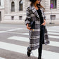 Checkered Wool Coat